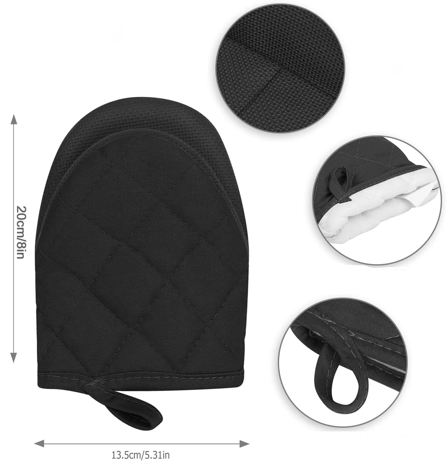Ovenwanten Keukenovenwanten Antislip Hoge Temperatuurbestendige 500 für Grillen, Backen und Kochen