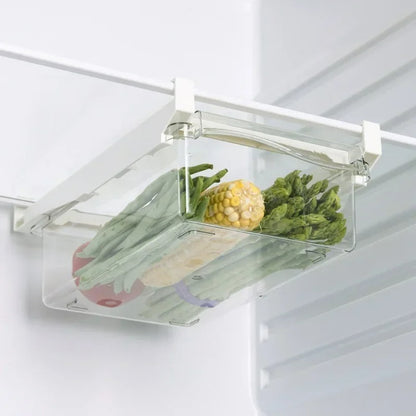 Kühlschrank-Schubladen-Aufbewahrungsbox – Transparente Aufbewahrungsbox für Kühlschrank, ABS+PET, 450g