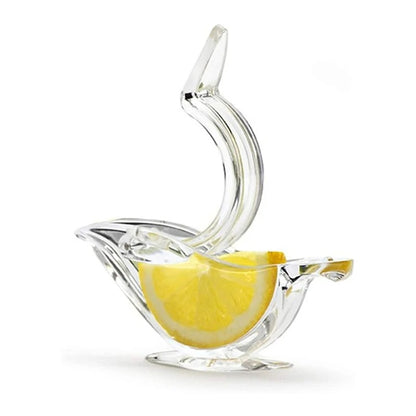 Set aus 2 Mini Hand-Entsafter für Zitrusfrüchte, Vogel-Design, Tragbar, Manuell, Leicht zu Reinigen