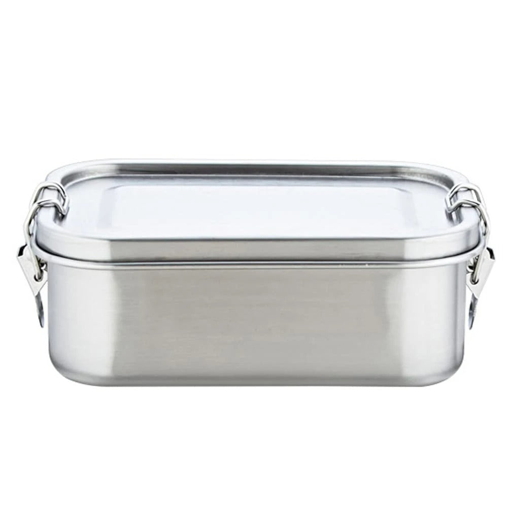 Edelstahl Lunchbox mit 850 ml Kapazität – Auslaufsicher, Isoliert, Rechteckig, Spülmaschinenfest