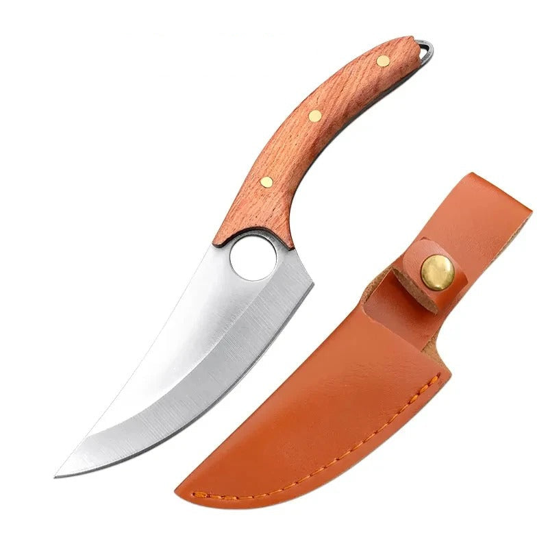 Handgeschmiedetes Küchenmesser – BBQ Hackmesser, Schlachtermesser, Allzweckmesser für Fleisch, Gemüse und Obst