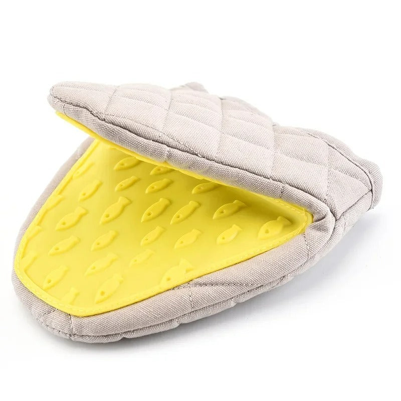 Küchen Wärme-Isolations-Silikonhandschuh – Anti-Rutsch Design, Hitzebeständig und Leicht zu Reinigen