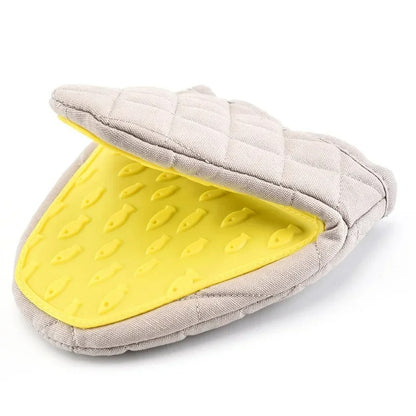 Küchen Wärme-Isolations-Silikonhandschuh – Anti-Rutsch Design, Hitzebeständig und Leicht zu Reinigen
