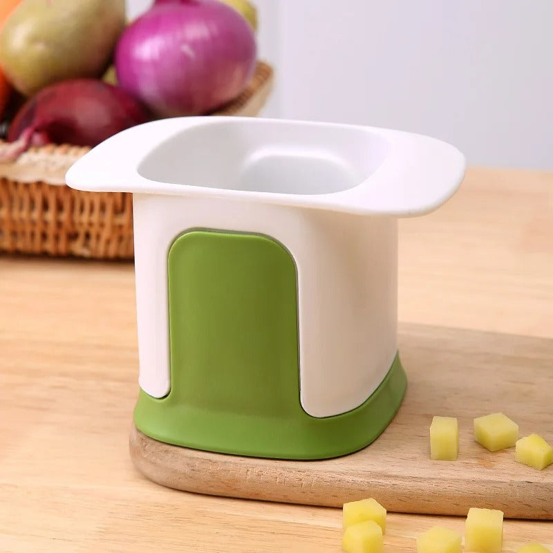 Multifunktionaler Gemüseschneider – Kartoffeln, Gurken, Zwiebeln & Pommes Frites Schneider – Küchenwerkzeuge, PP Kunststoff & Edelstahl