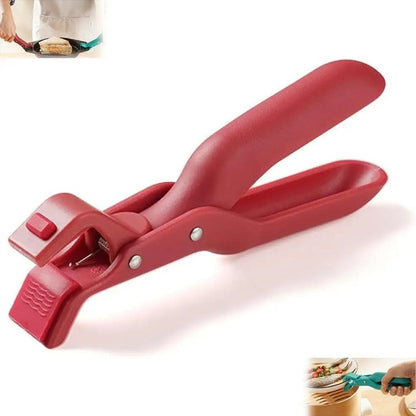 Multifunktionale Anti-Scald Bowl Holder Clip – Silikon & Nylon, Rutschfestes Küchenzubehör