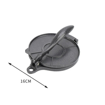 Tortilla Press Maker Aluminiumlegering, 16 cm – Handmatige Deeg Pers voor Maïstortilla's, Chapati, Roti, Naan, en Meer