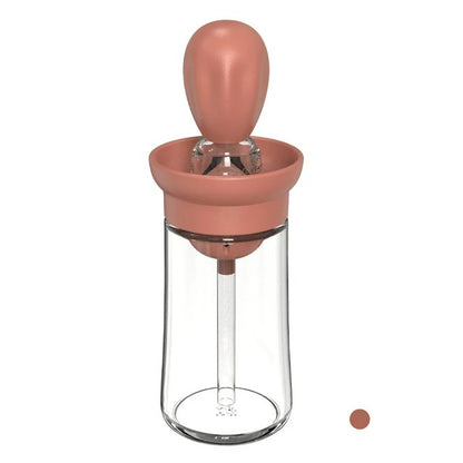 Siliconen Ölflasche mit Bürstenkopf – 180ml, Präzise Dosierung für Küche & BBQ