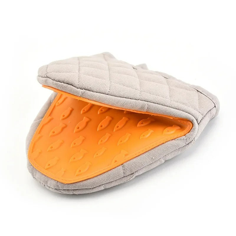 Küchen Wärme-Isolations-Silikonhandschuh – Anti-Rutsch Design, Hitzebeständig und Leicht zu Reinigen