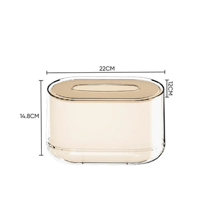 Mini Abfalleimer mit Deckel – Kompakte Müllbox – 22 x 14,8 cm – Weiß