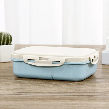 Lunchbox mit Fächern – Bento-Box für Schule, Büro & Kantine – 20x15x6 cm