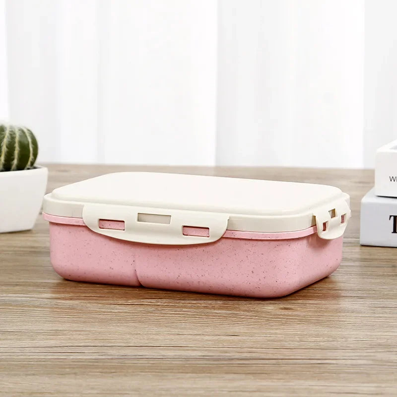 Lunchbox mit Fächern – Bento-Box für Schule, Büro & Kantine – 20x15x6 cm