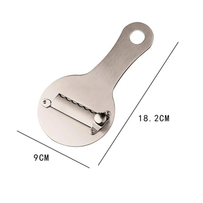 Edelstahl Trüffelhobel – Verstellbare Klinge für Schokolade, Käse & mehr – 18,2 x 9 cm