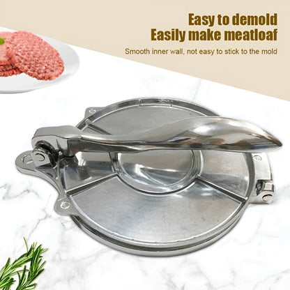 Tortilla Presse – Aluminium, Perfekt für Hausgemachte Tortillas, 16 cm & 20 cm