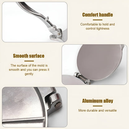 Tortilla Presse – Aluminium, Perfekt für Hausgemachte Tortillas, 16 cm & 20 cm